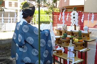 神式で行う地鎮祭の流れについて